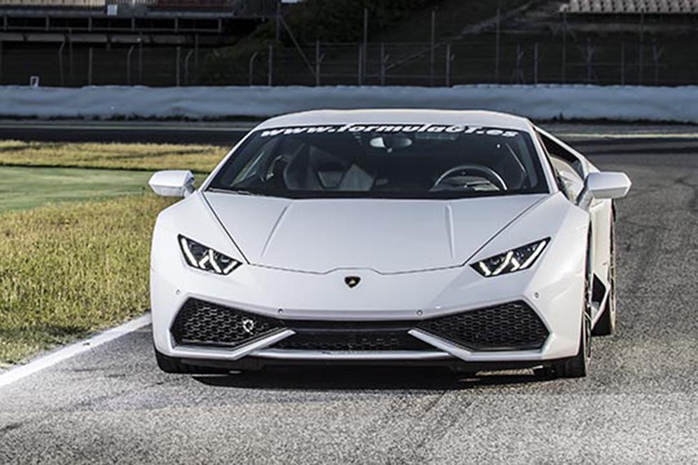 Lamborghini Huracán blanco